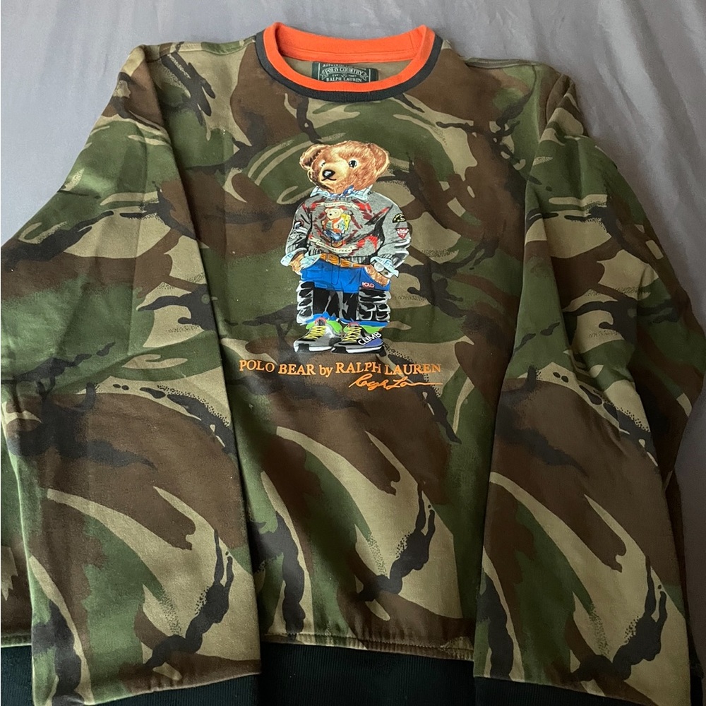Polo Camo Bear Sweatshirt